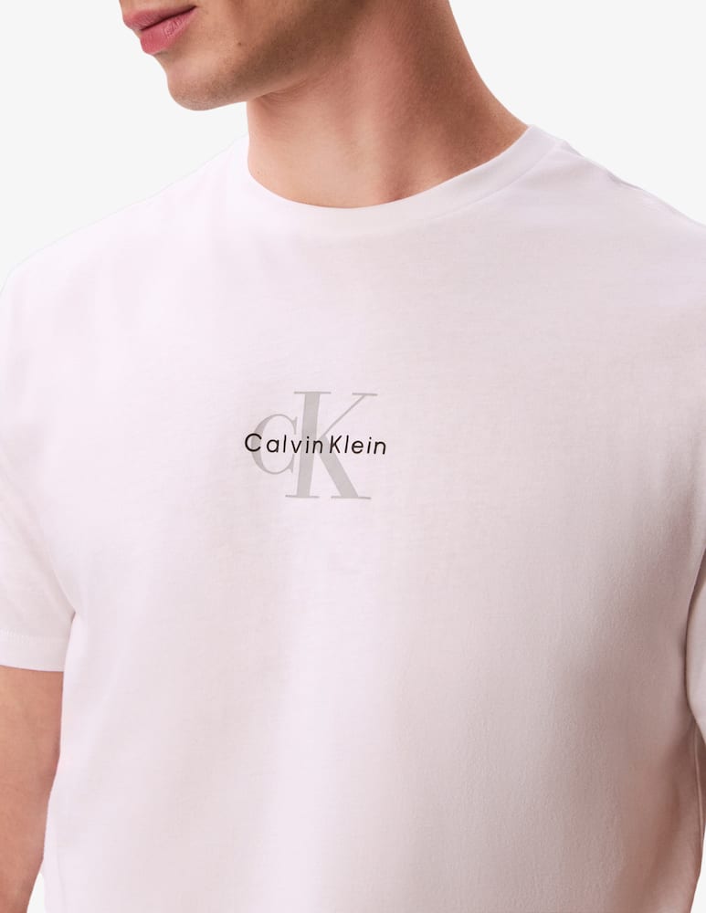 rinascente Calvin Klein Jeans T-shirt micro logo frontale