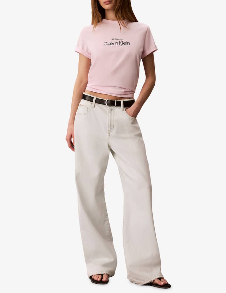 rinascente Calvin Klein Jeans Classic logo t-shirt NYC