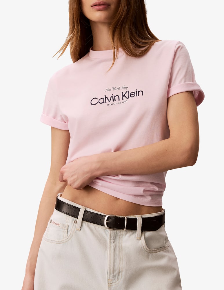 rinascente Calvin Klein Jeans Classic logo t-shirt NYC