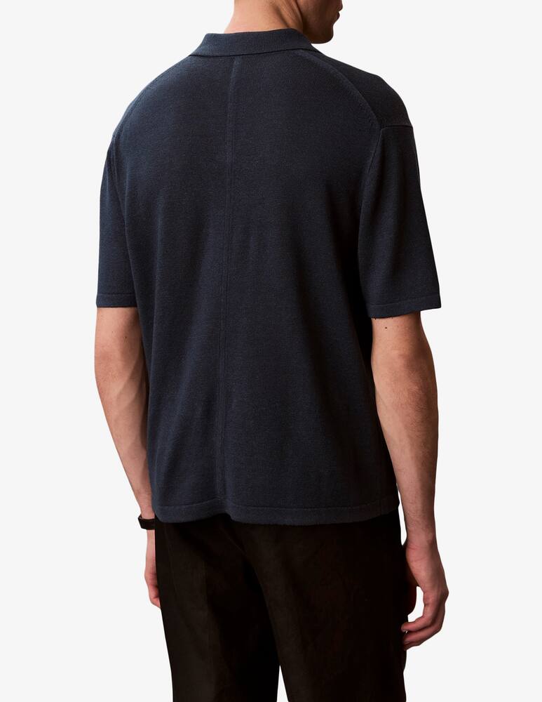 rinascente Calvin Klein Polo scollo a v in misto lino