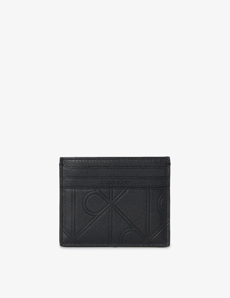 rinascente Calvin Klein Emblem embossed card holder