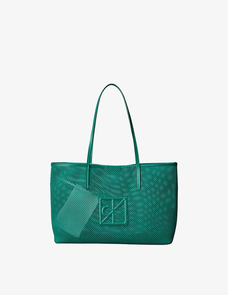rinascente Calvin Klein Borsa shopper in rete con emblema