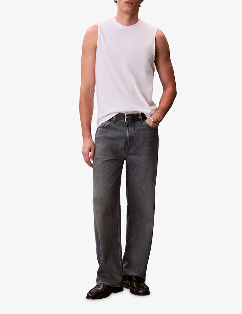 rinascente Calvin Klein Jeans Tank jersey badge t-shirt