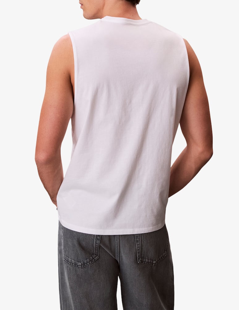 rinascente Calvin Klein Jeans Tank jersey badge t-shirt