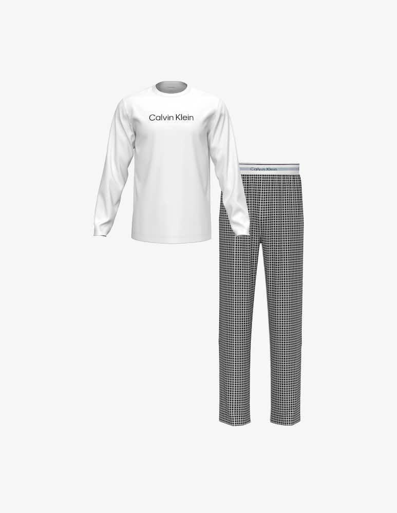 rinascente Calvin Klein Logo long sleeve pyjama set