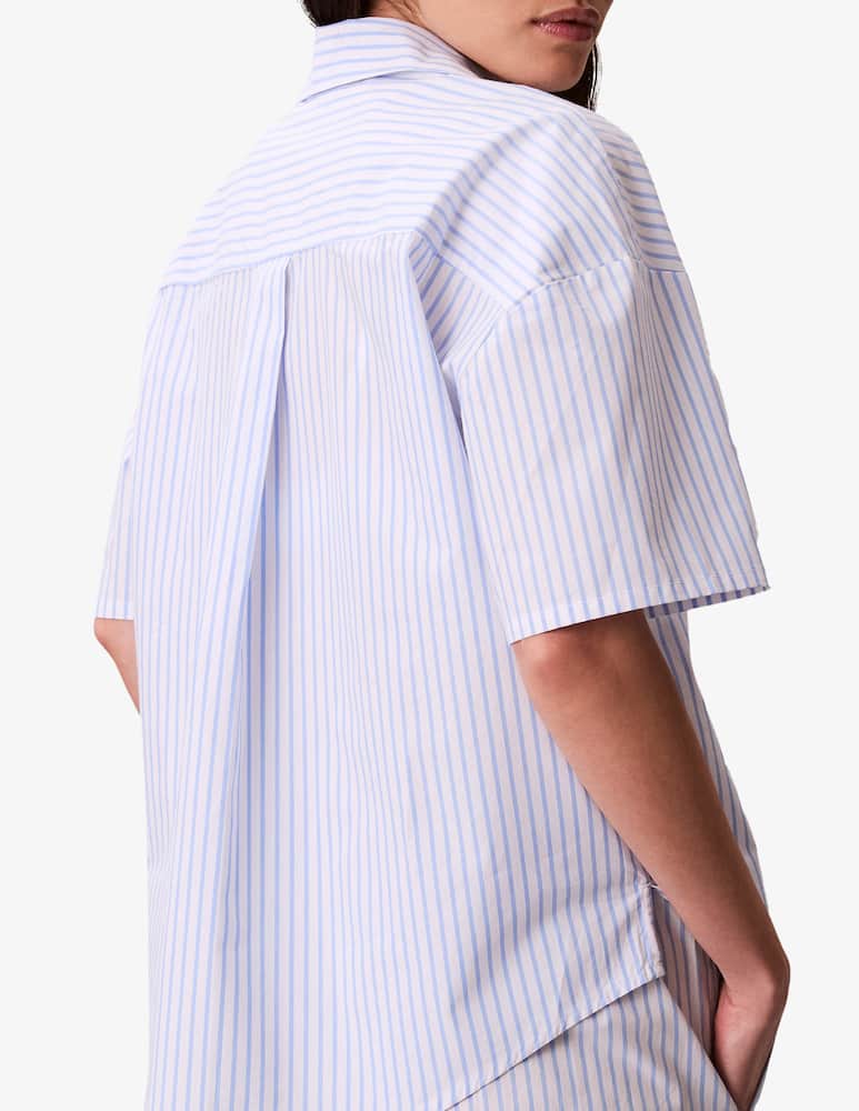 rinascente Calvin Klein Camicia notte relaxed in popeline