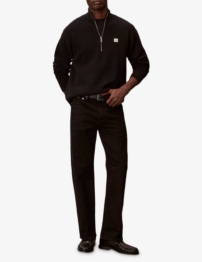 rinascente Calvin Klein Jeans Maglia waffle con zip in cotone