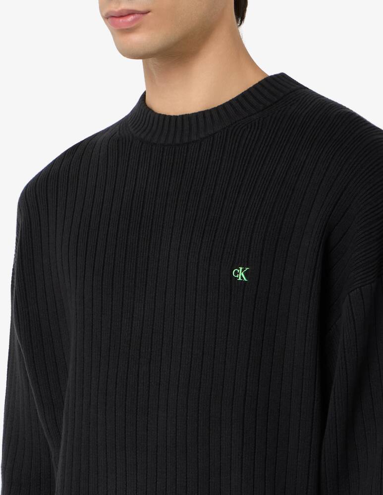 rinascente Calvin Klein Jeans Ribbed crewneck sweater