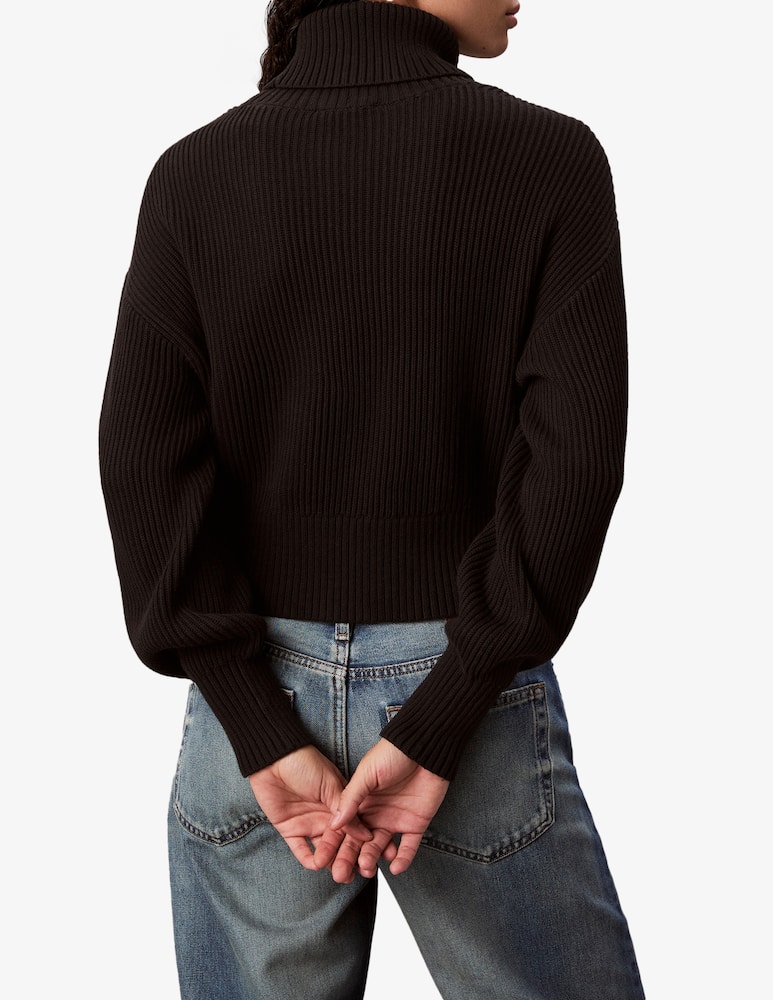 Calvin Klein Jeans Maglione a collo alto in cotone - immagine 3 Calvin Klein Jeans Maglione a collo alto in cotone - immagine 3