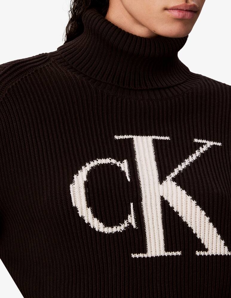 Calvin Klein Jeans Maglione a collo alto in cotone - immagine 4 Calvin Klein Jeans Maglione a collo alto in cotone - immagine 4