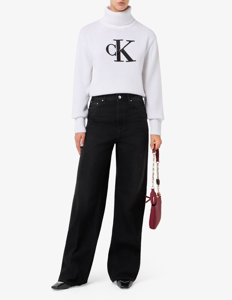 rinascente Calvin Klein Jeans Chenille monologo sweater