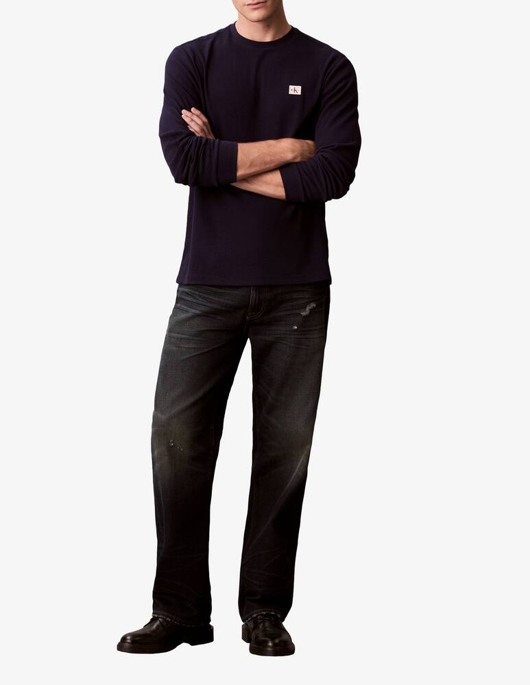 Calvin Klein Jeans Maglia girocollo badge - immagine 2 Calvin Klein Jeans Maglia girocollo badge - immagine 2