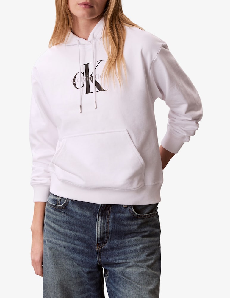 Calvin Klein Jeans Felpa logo con cappuccio - immagine 1 Calvin Klein Jeans Felpa logo con cappuccio - immagine 1