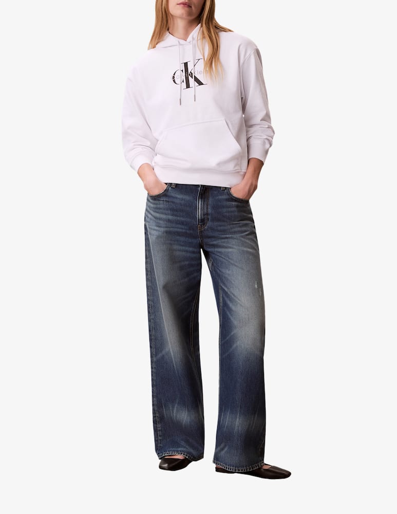 Calvin Klein Jeans Felpa logo con cappuccio - immagine 2 Calvin Klein Jeans Felpa logo con cappuccio - immagine 2