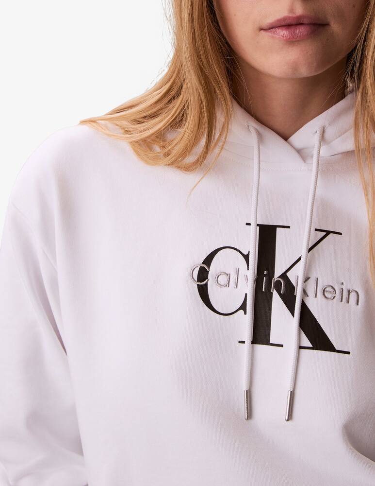 rinascente Calvin Klein Jeans Felpa logo con cappuccio