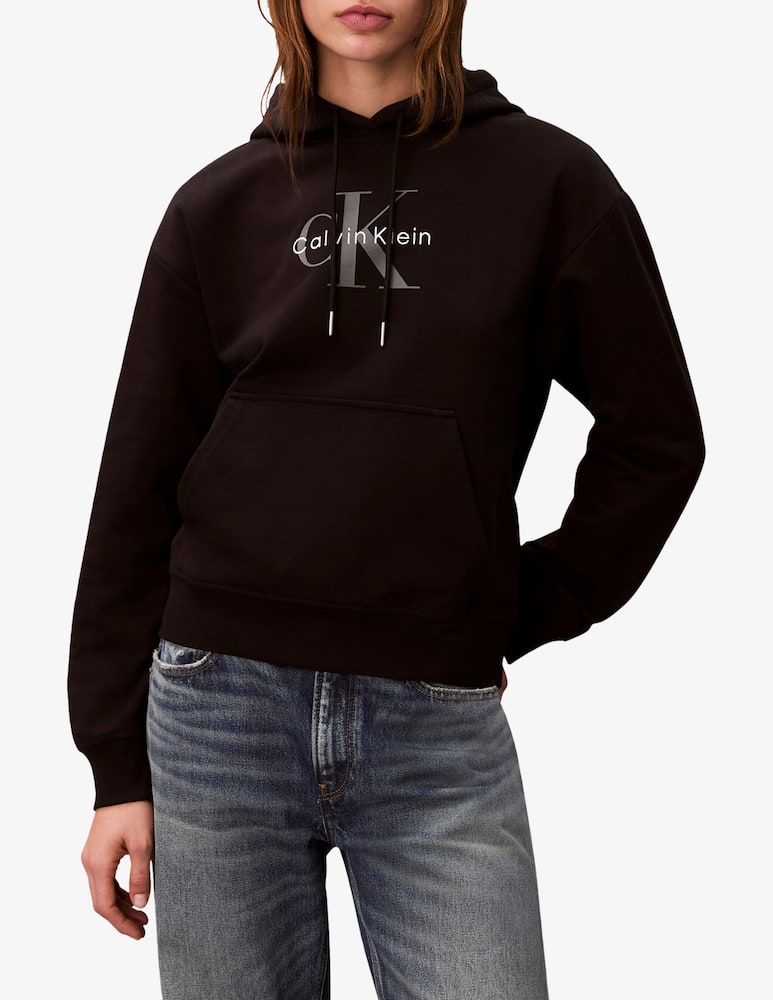 Calvin Klein Jeans Monologo french terry hoodie - picture 1 Calvin Klein Jeans Monologo french terry hoodie - picture 1