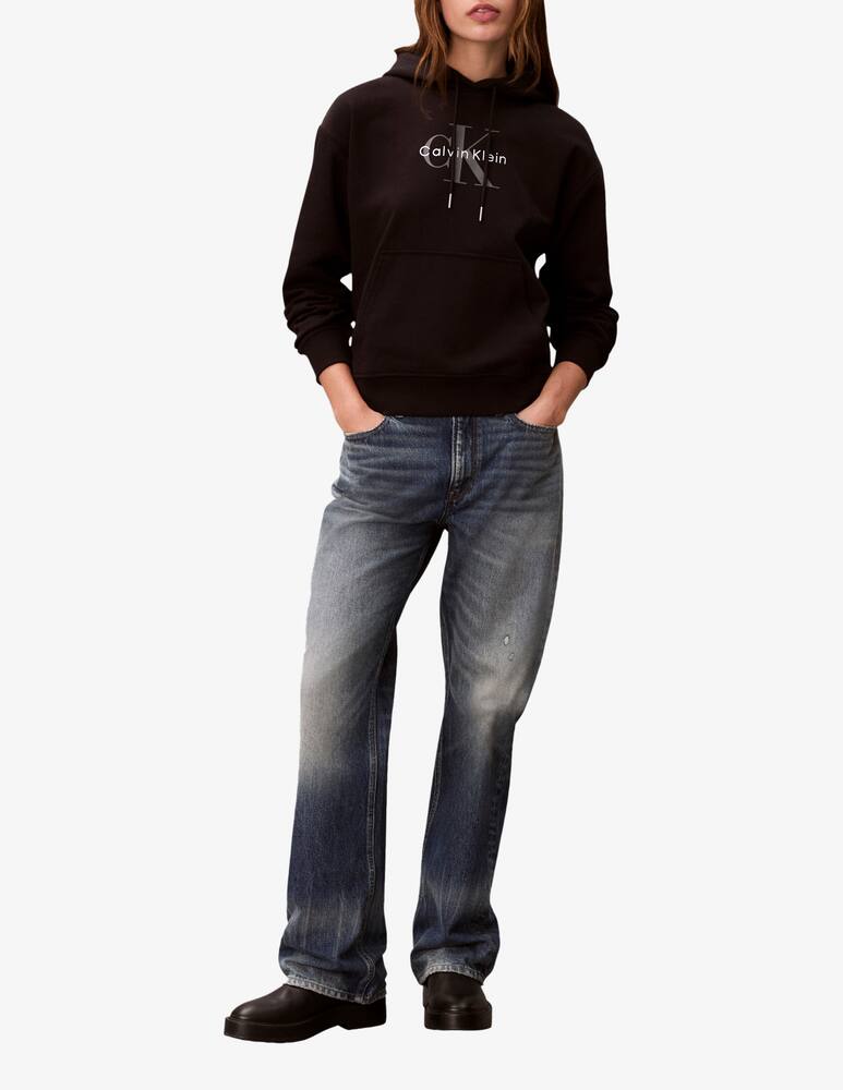 Calvin Klein Jeans Monologo french terry hoodie - picture 2 Calvin Klein Jeans Monologo french terry hoodie - picture 2