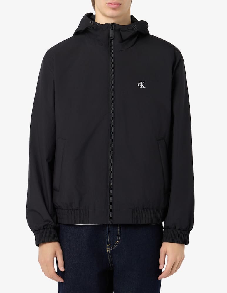 rinascente Calvin Klein Jeans Ripstop hooded harrington jacket