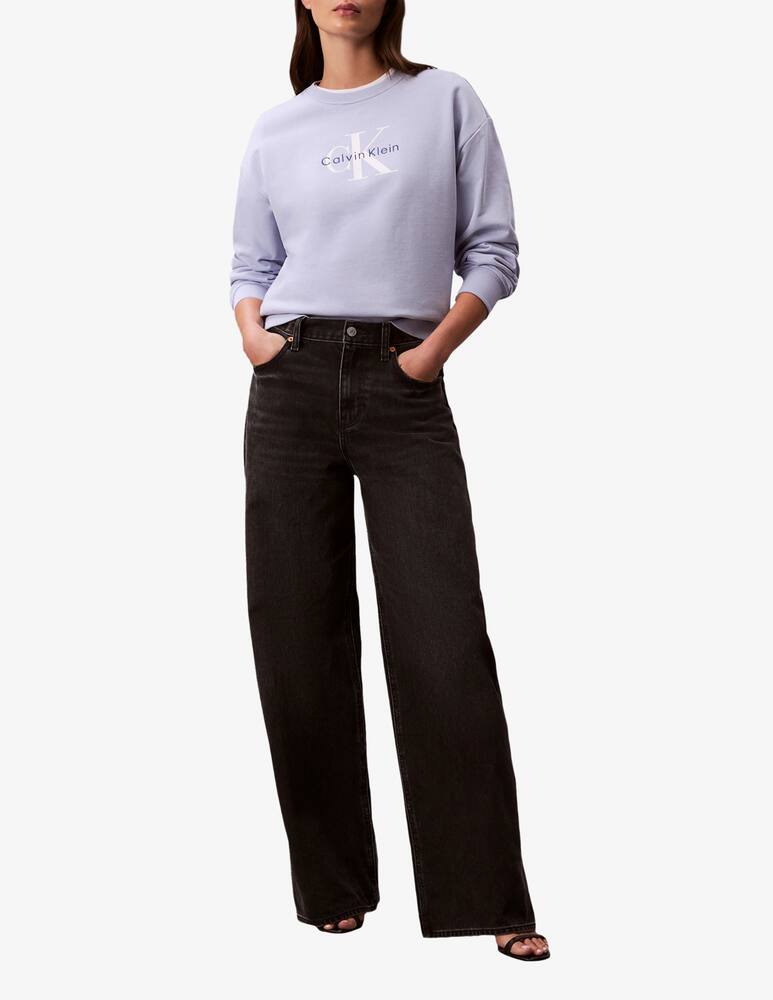 Calvin Klein Jeans Felpa franch terry monologo - immagine 2 Calvin Klein Jeans Felpa franch terry monologo - immagine 2