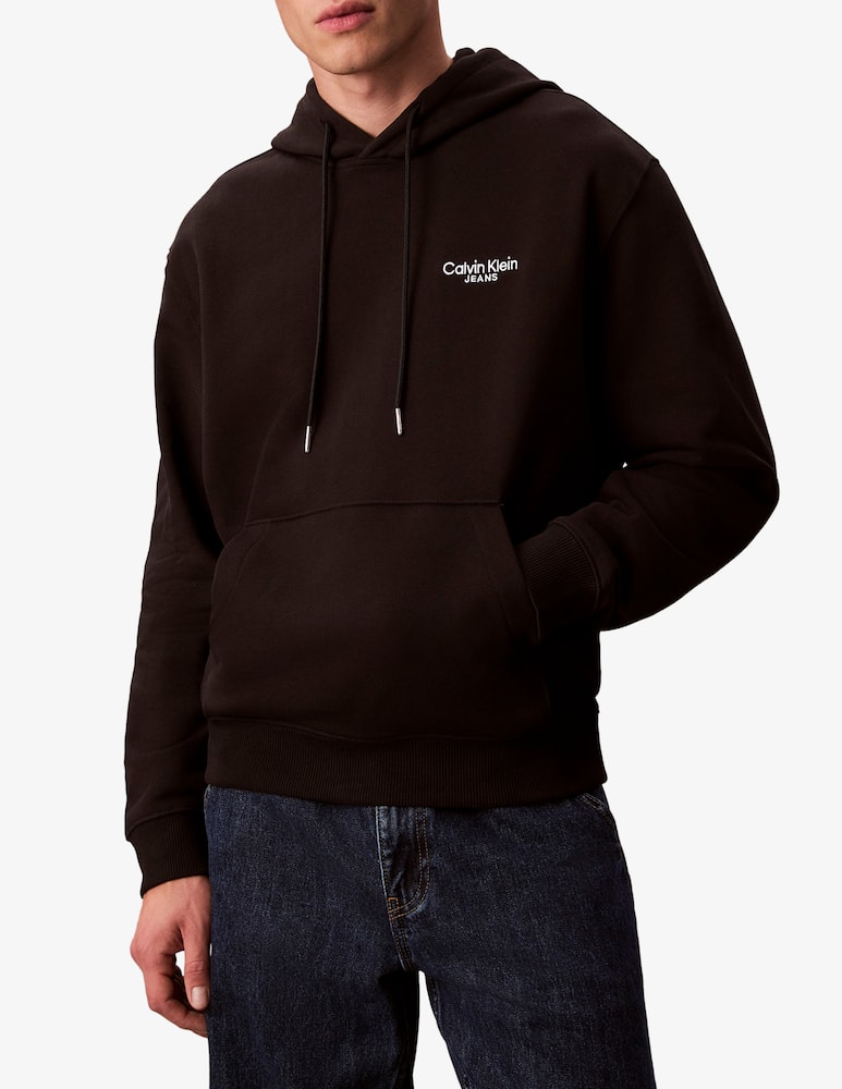 rinascente Calvin Klein Jeans Felpa cappuccio logo retro