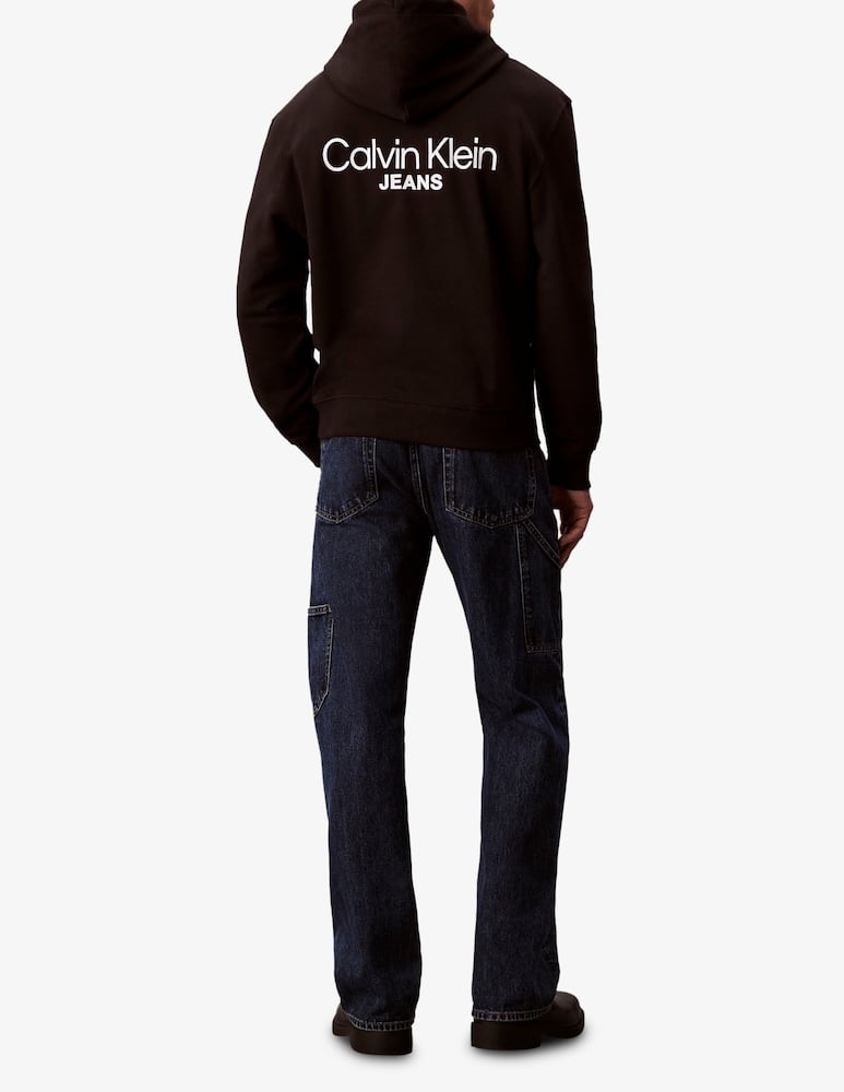 rinascente Calvin Klein Jeans Felpa cappuccio logo retro