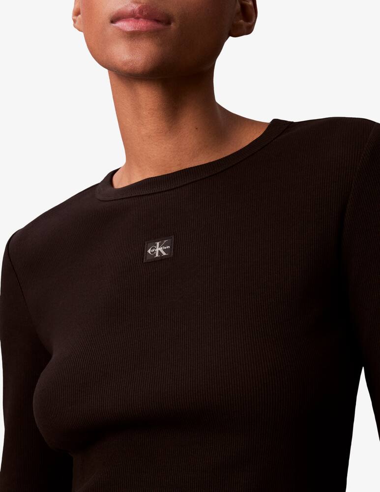 Calvin Klein Jeans Maglia girocollo con logo - immagine 4