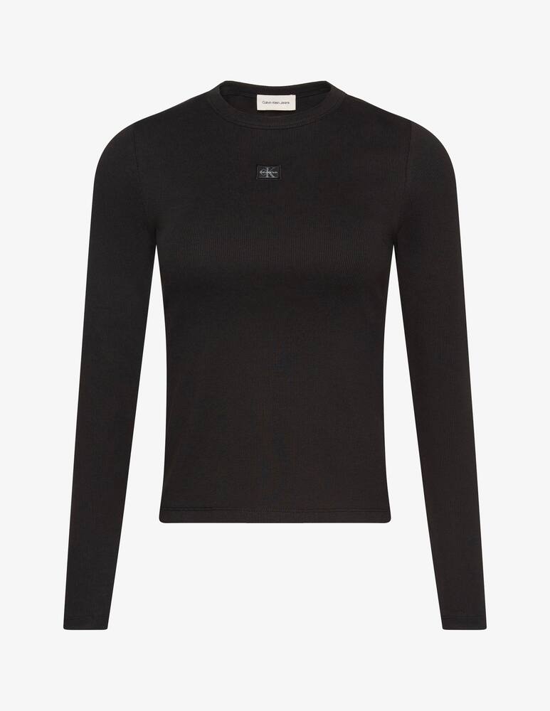 Calvin Klein Jeans Maglia girocollo con logo - immagine 5