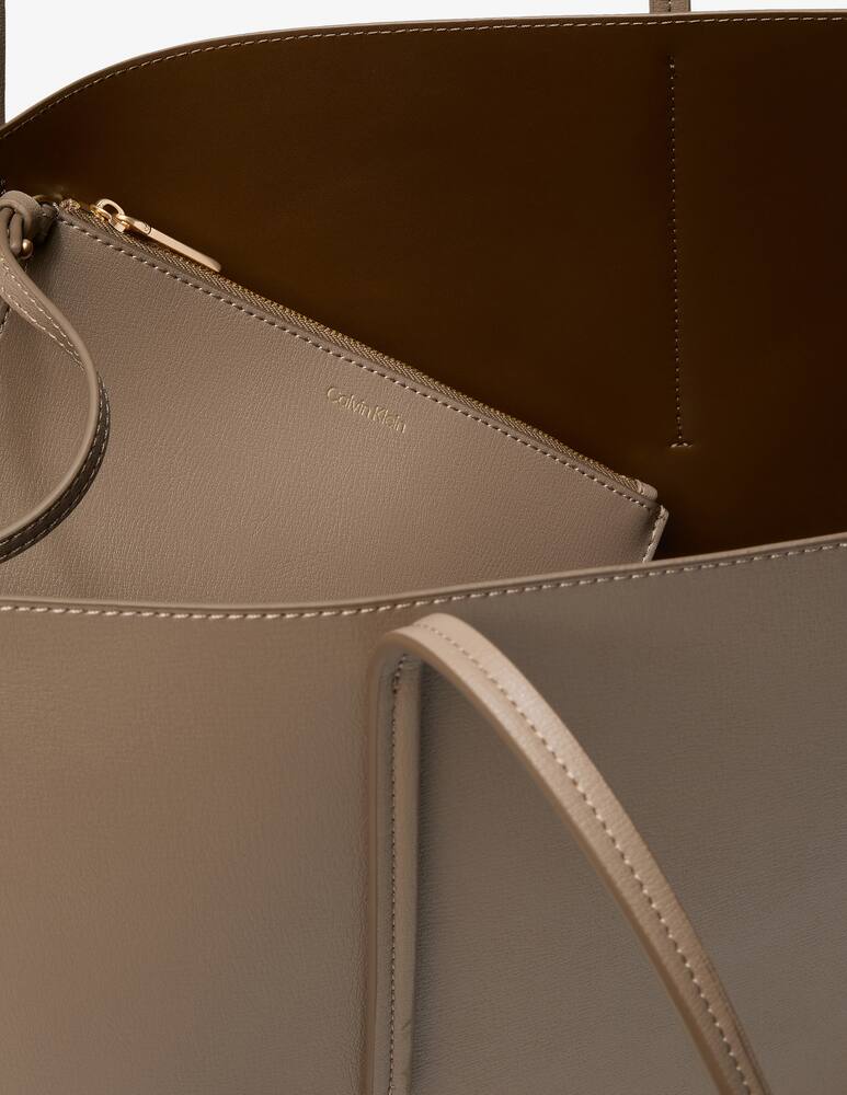 rinascente Calvin Klein Foil logo tote with pouch