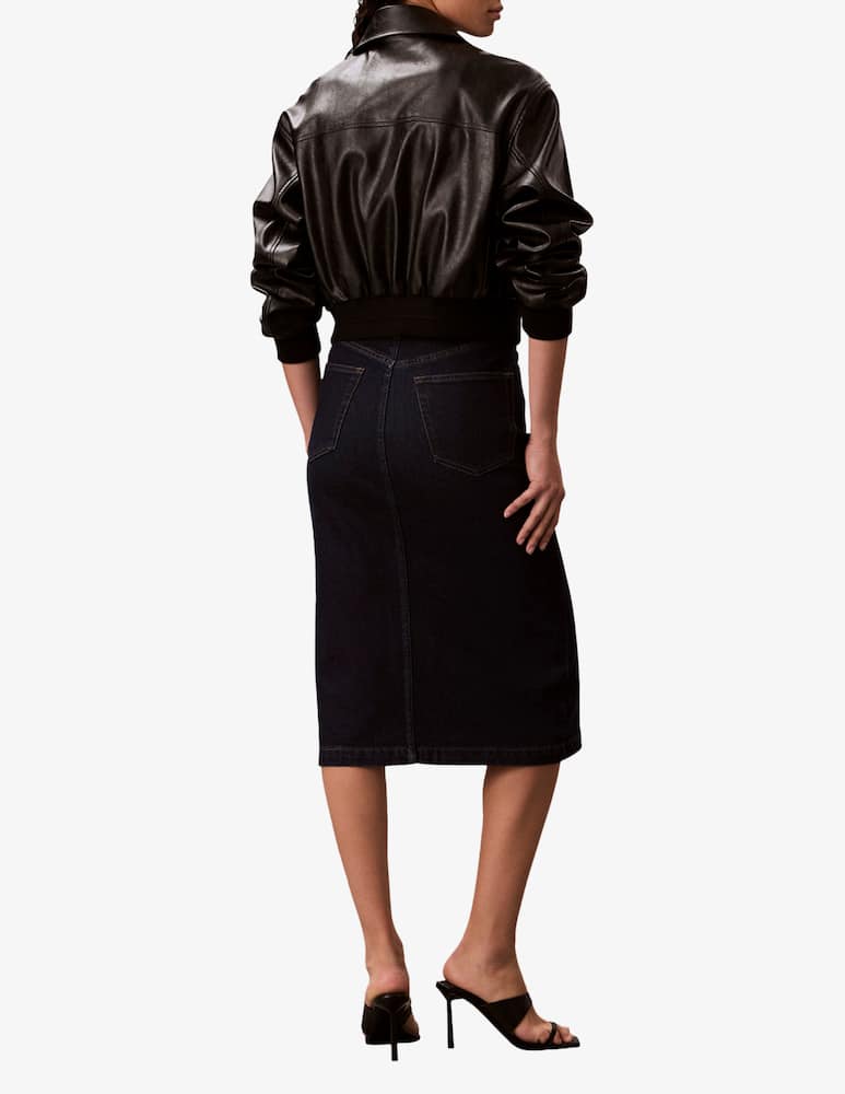 Calvin Klein Jeans Denim zip front skirt - picture 3 Calvin Klein Jeans Denim zip front skirt - picture 3