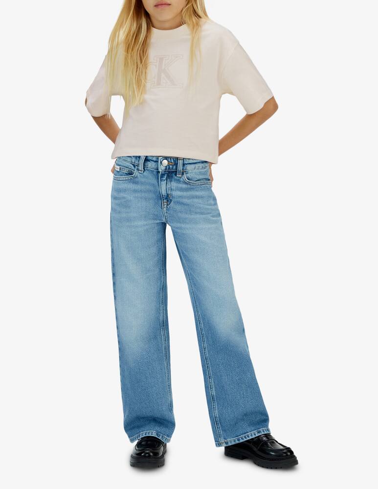 rinascente Calvin Klein Velvet monogram t-shirt