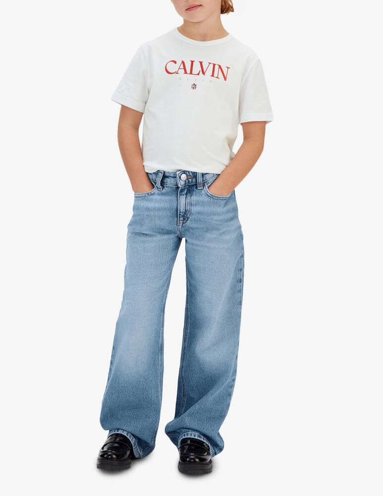 rinascente Calvin Klein Wide leg denim jeans