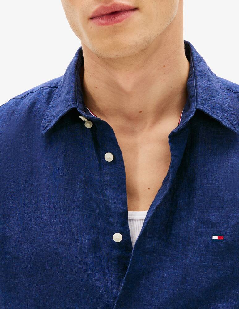 rinascente Tommy Hilfiger Camicia in lino a tinta unita