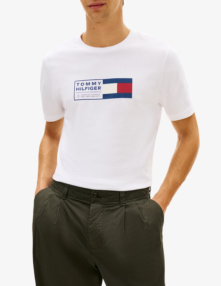 rinascente Tommy Hilfiger Brand love text t-shirt
