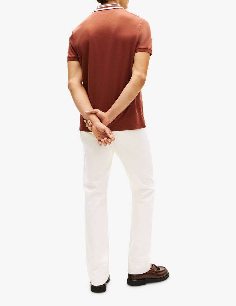 Tommy Hilfiger Polo jacquard con dettaglio collo - immagine 3 Tommy Hilfiger Polo jacquard con dettaglio collo - immagine 3