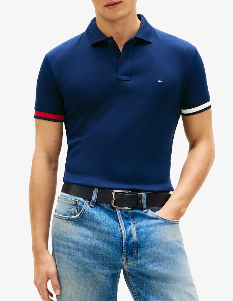 Tommy Hilfiger Polo liquid cotton cuffed - picture 1 Tommy Hilfiger Polo liquid cotton cuffed - picture 1