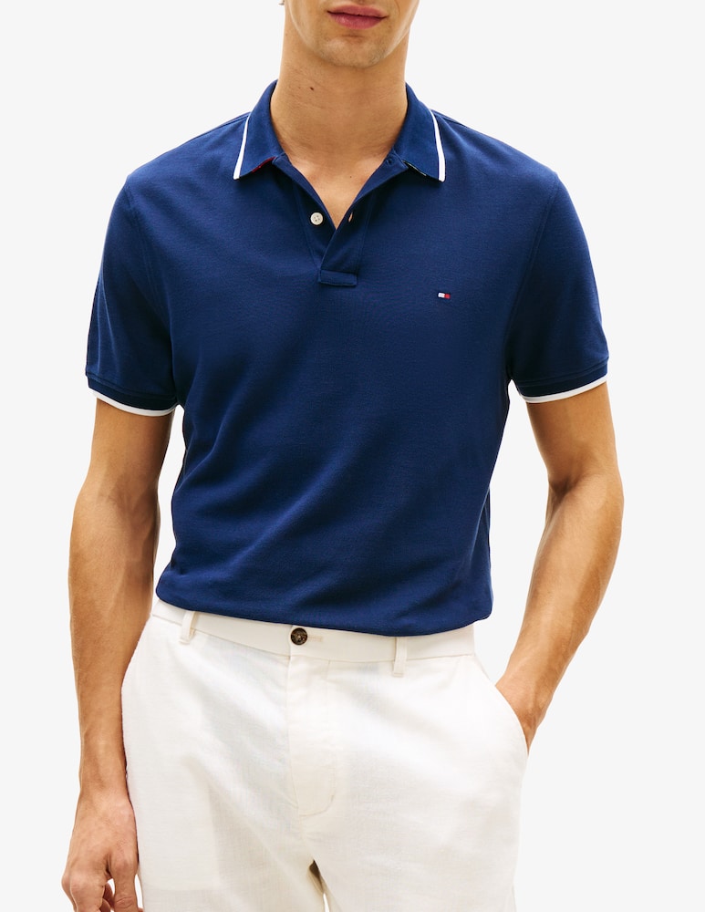 rinascente Tommy Hilfiger Polo pique undercollar shirt