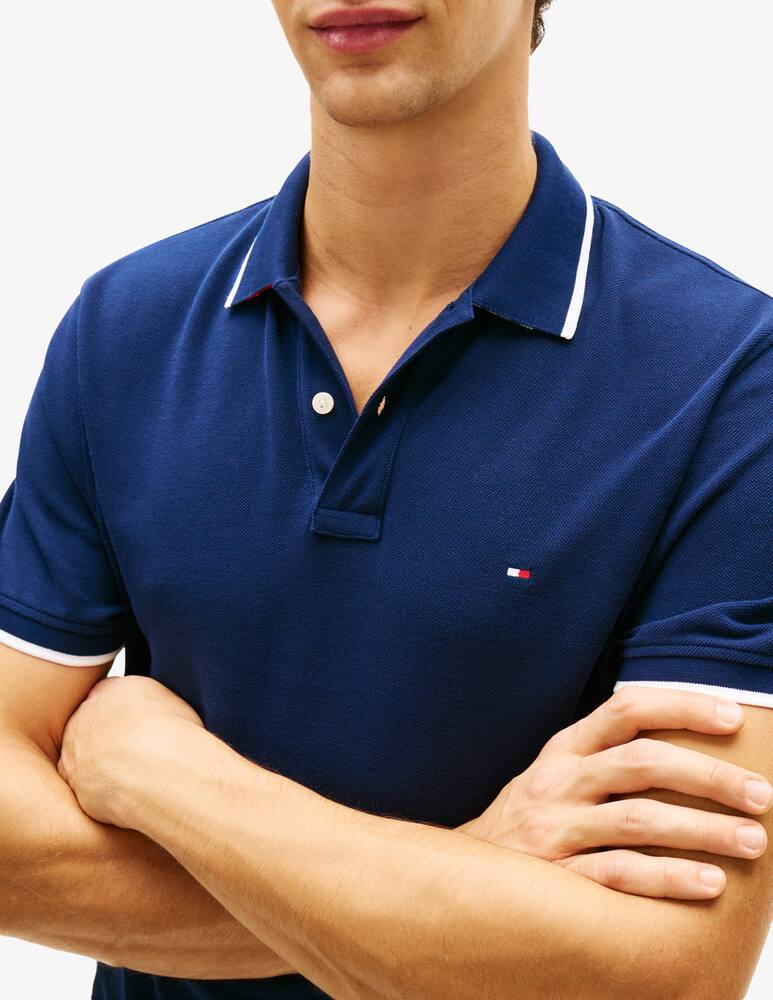 rinascente Tommy Hilfiger Polo pique undercollar shirt