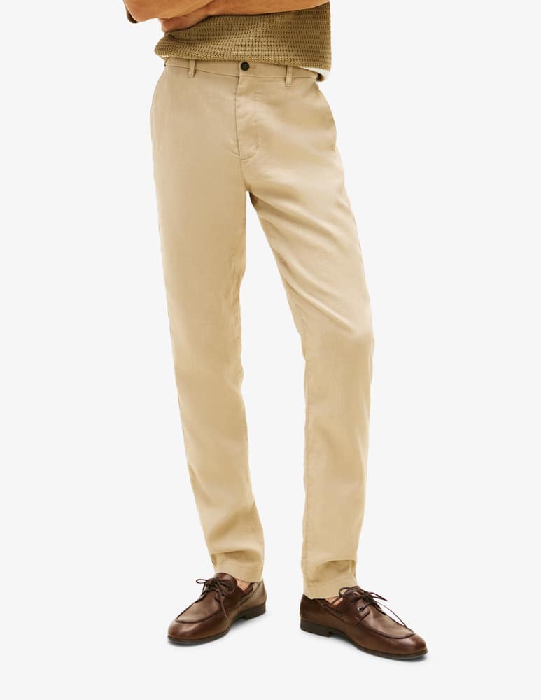 rinascente Tommy Hilfiger Pantaloni Denton Sorona in lino