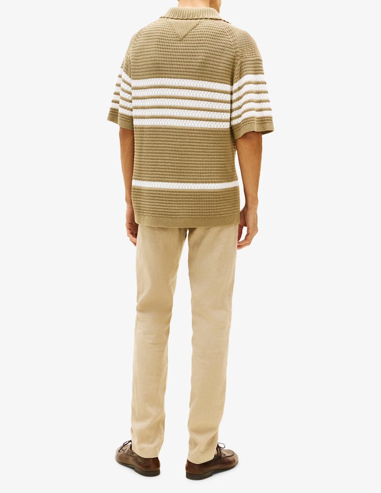 rinascente Tommy Hilfiger Pantaloni Denton Sorona in lino