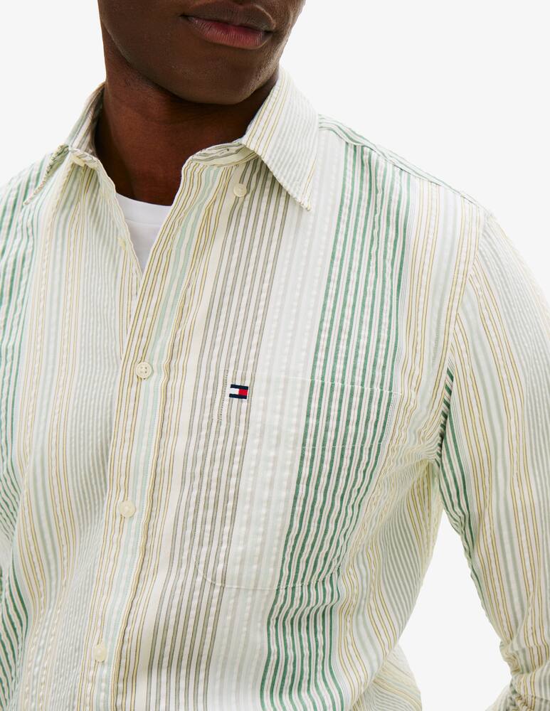 rinascente Tommy Hilfiger Seersucker stripe shirt