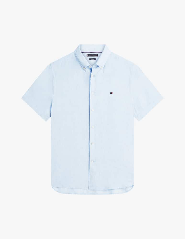 rinascente Tommy Hilfiger Linen short-sleeve shirt