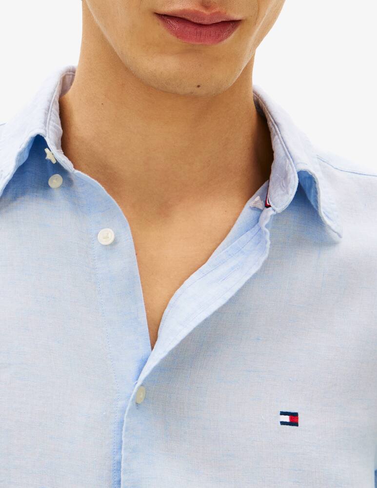 rinascente Tommy Hilfiger Camicia in lino a tinta unita