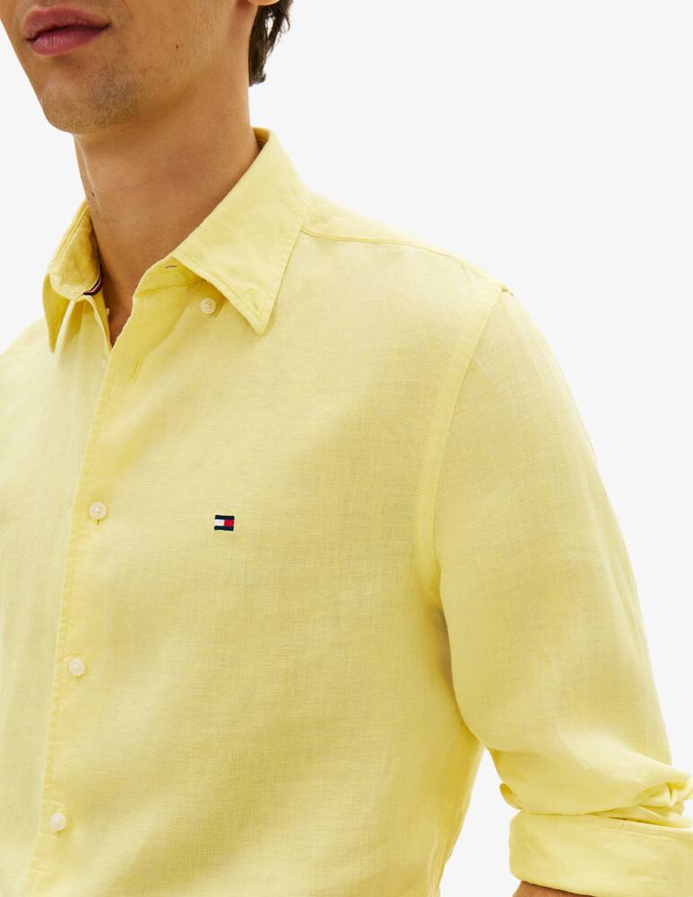 rinascente Tommy Hilfiger Camicia in lino a tinta unita