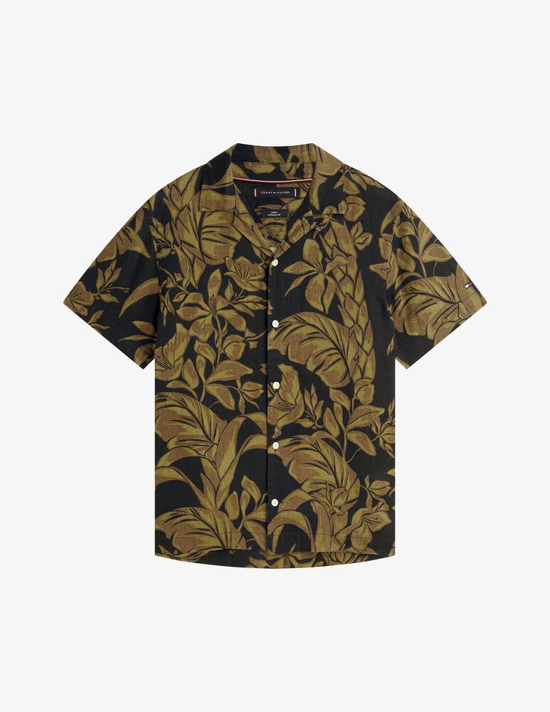 rinascente Tommy Hilfiger Linen floral short-sleeve shirt