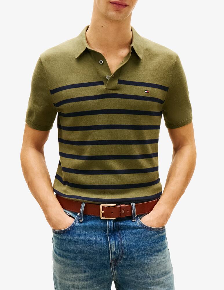 Tommy Hilfiger Polo knit stripe shirt - picture 1 Tommy Hilfiger Polo knit stripe shirt - picture 1