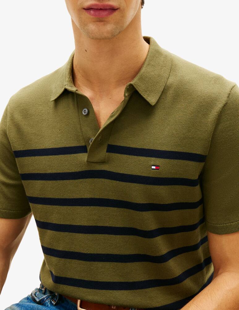 rinascente Tommy Hilfiger Polo knit stripe shirt