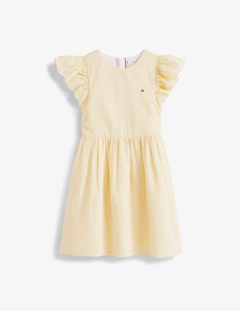 rinascente Tommy Hilfiger Seersucker ruffle dress