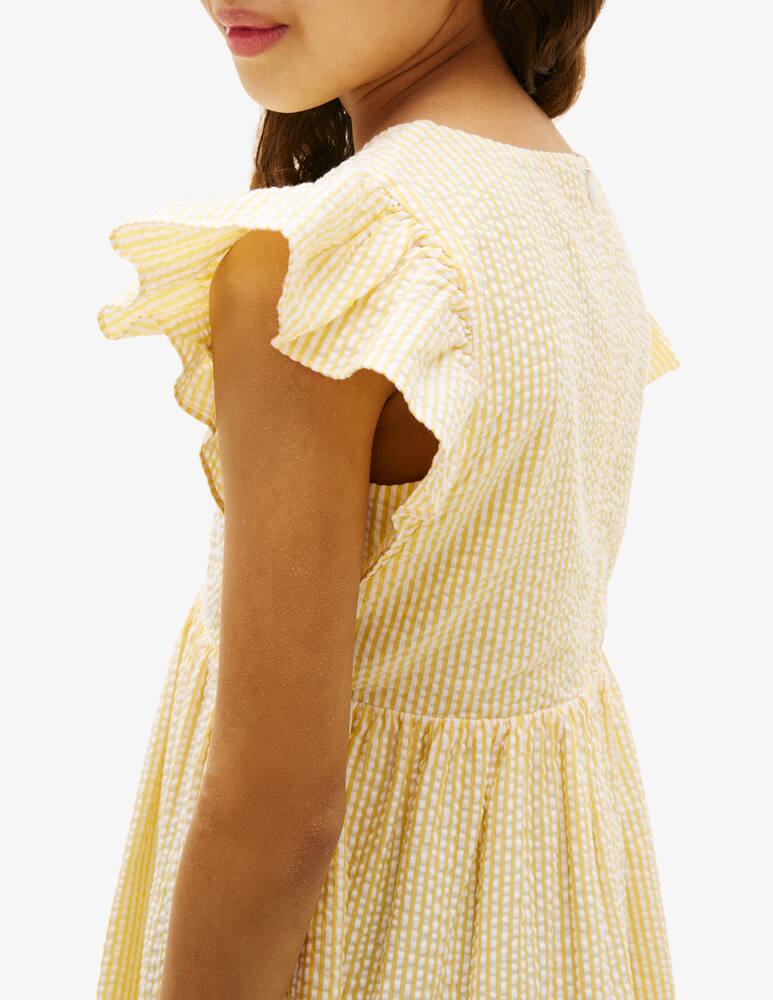 rinascente Tommy Hilfiger Seersucker ruffle dress