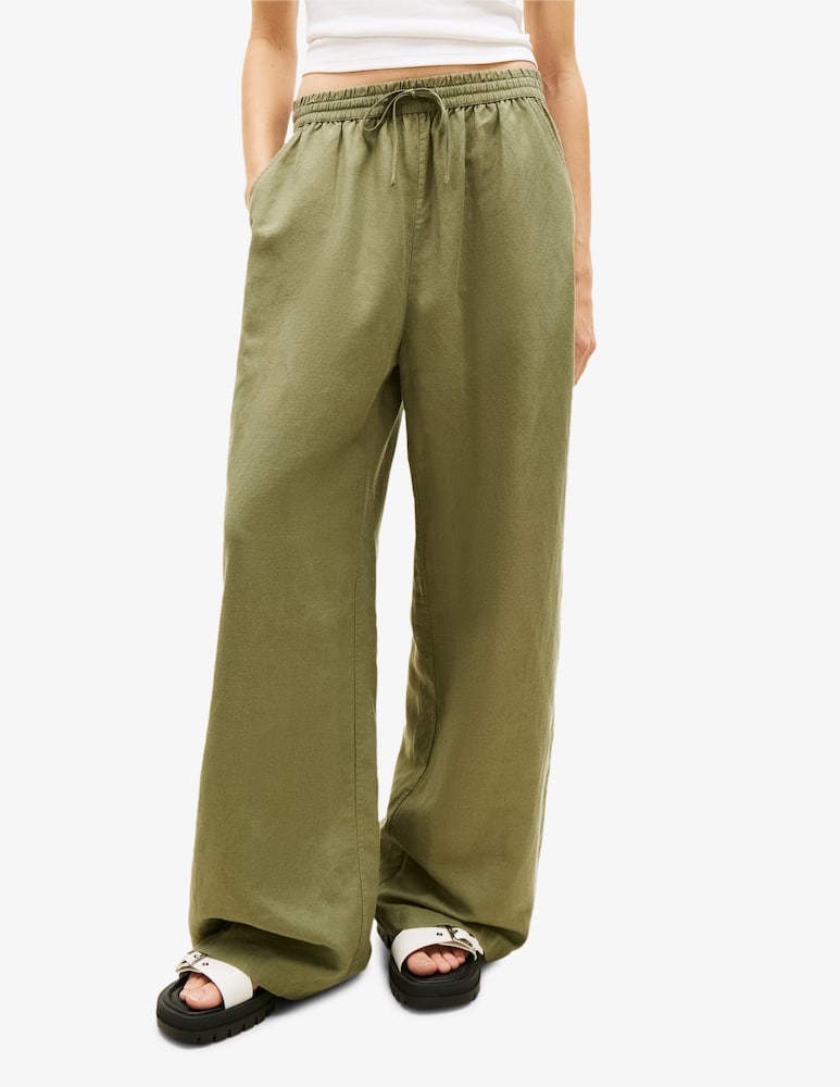 rinascente Tommy Jeans Pantaloni lino essenziali