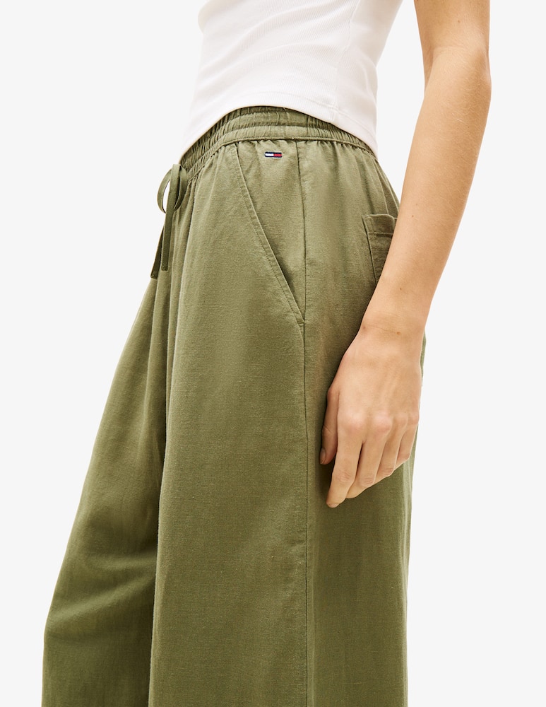 rinascente Tommy Jeans Pantaloni lino essenziali